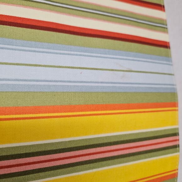 Reversible Floral And Stripe Fall Placemats Set of 4 - Picture 4 of 9